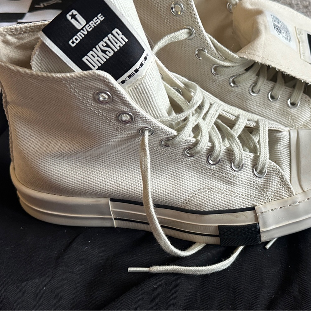 Rick Owen’s DRKSTAR Converse High Top Sneakers - 8.5 Men’s